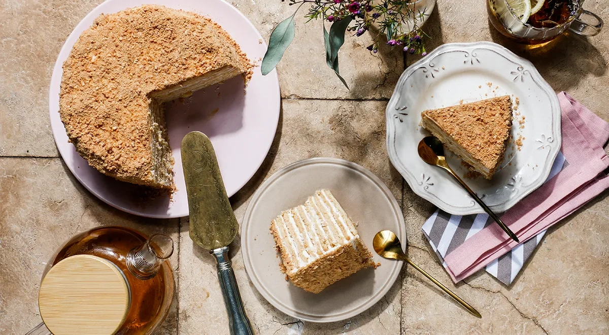 Медовик с крем-чизом