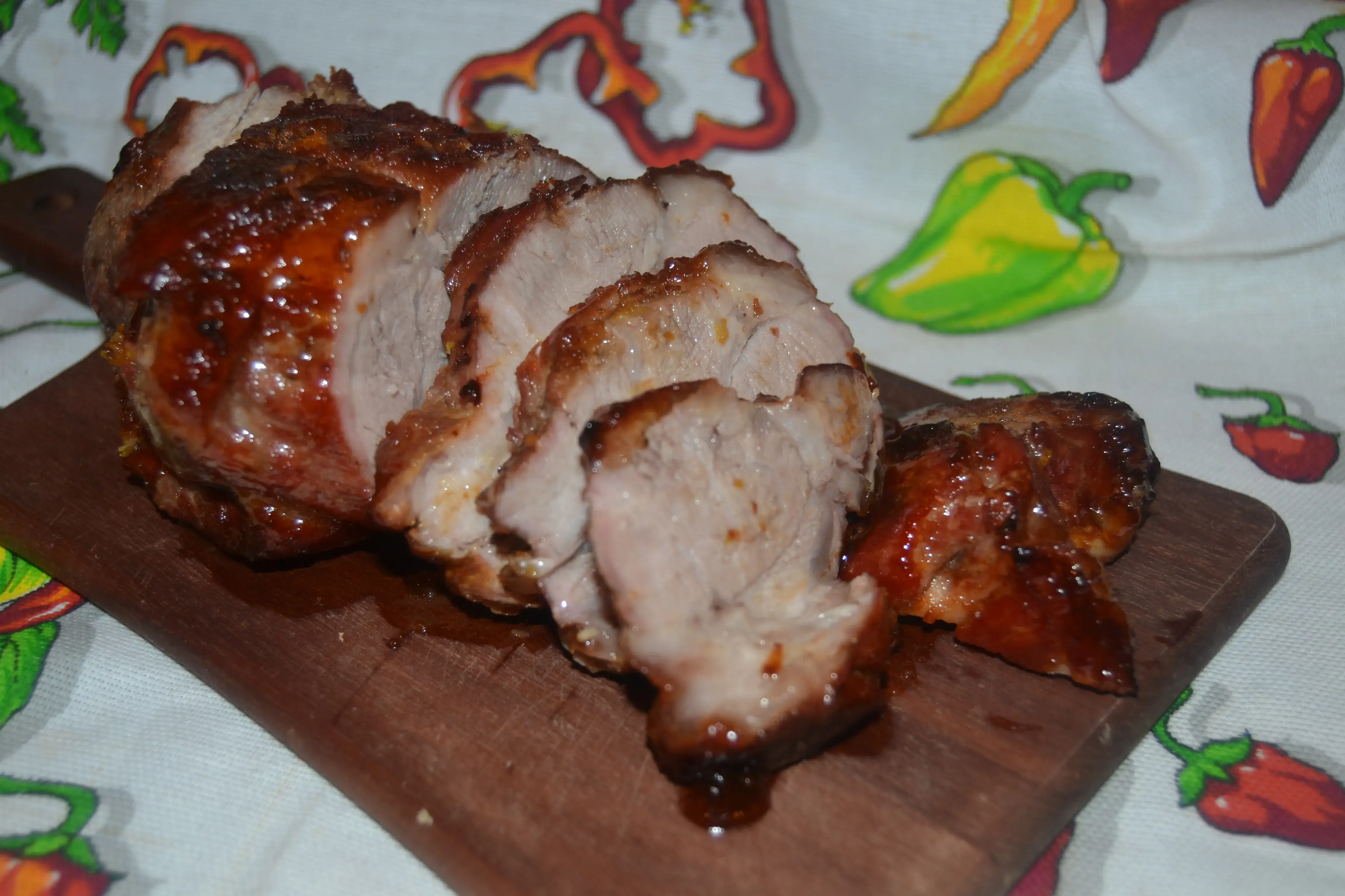 Мясо в медово-апельсиновой глазури