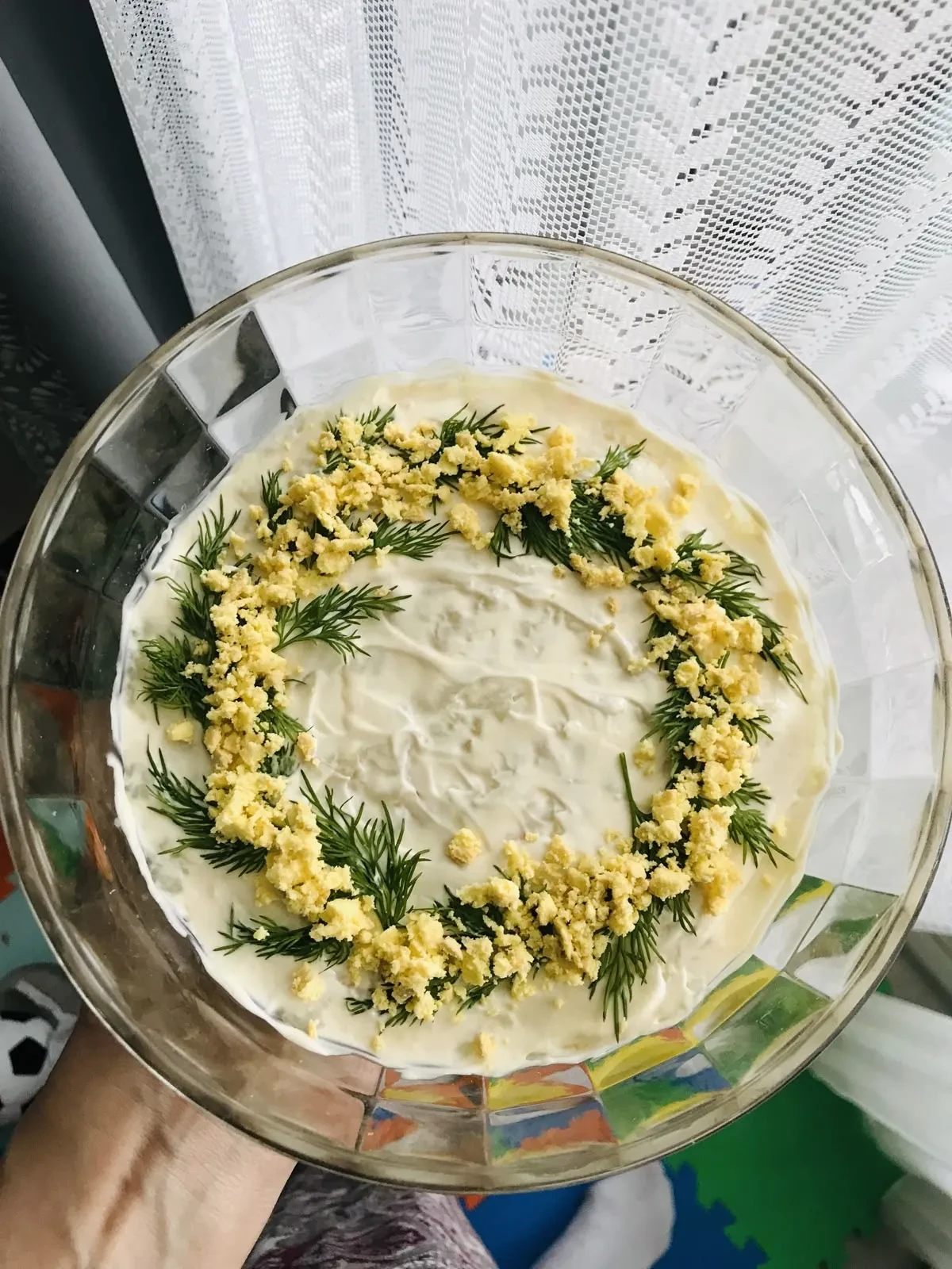 Мимоза со шпротами