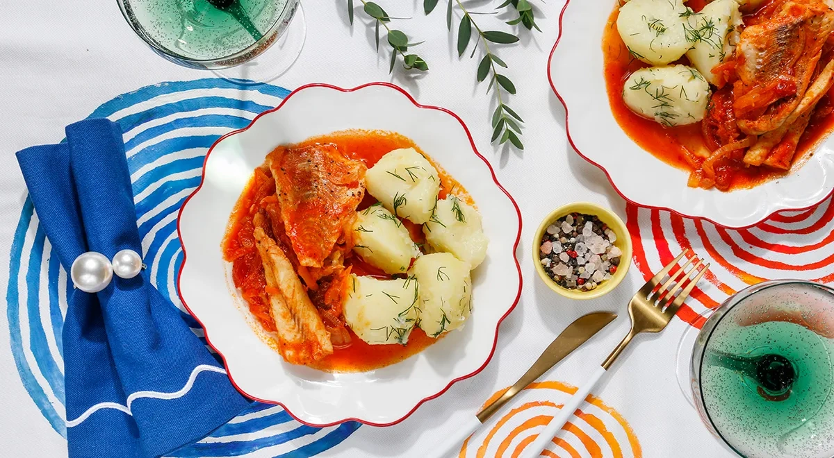 Минтай в томатном соусе