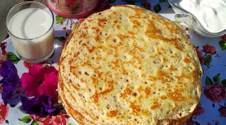 Мордовские блины на манке