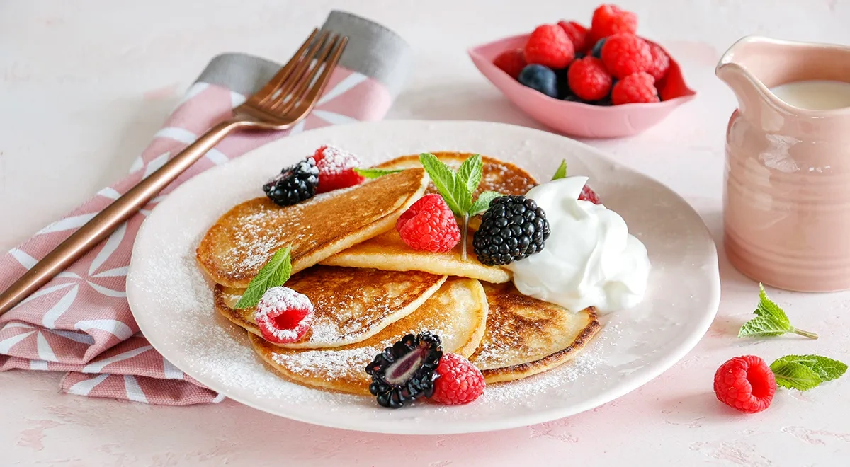 Оладьи с манкой на кефире