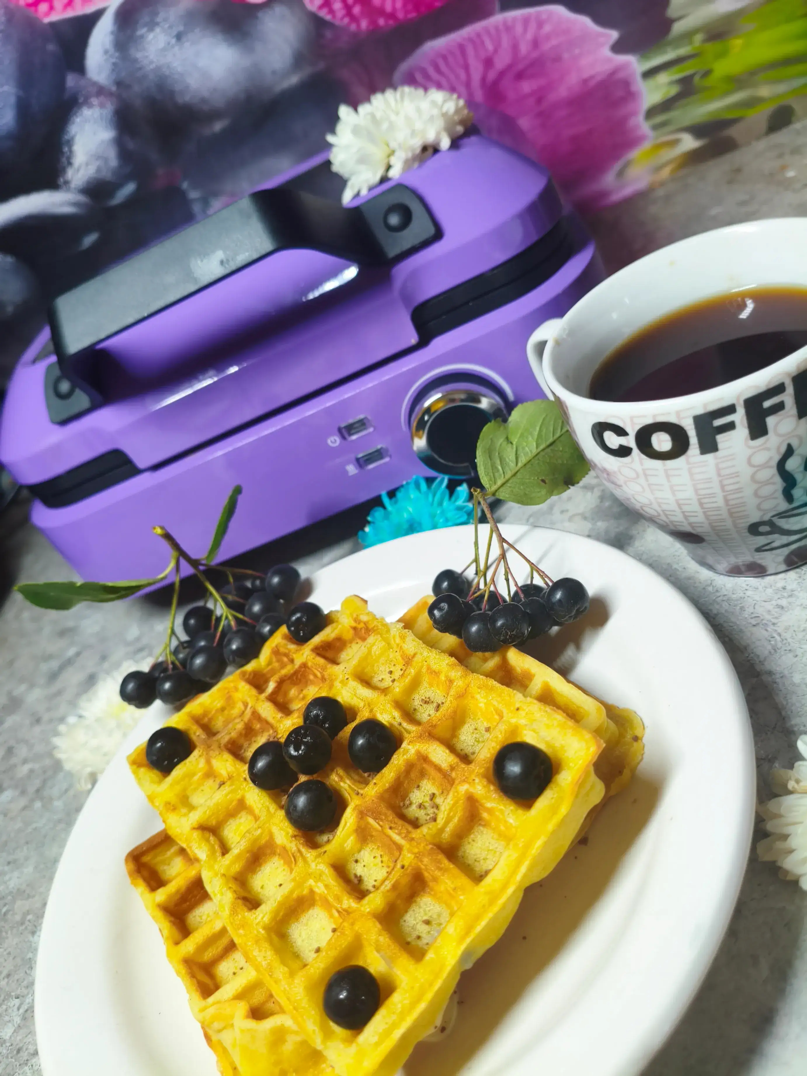 Нежные венские вафли