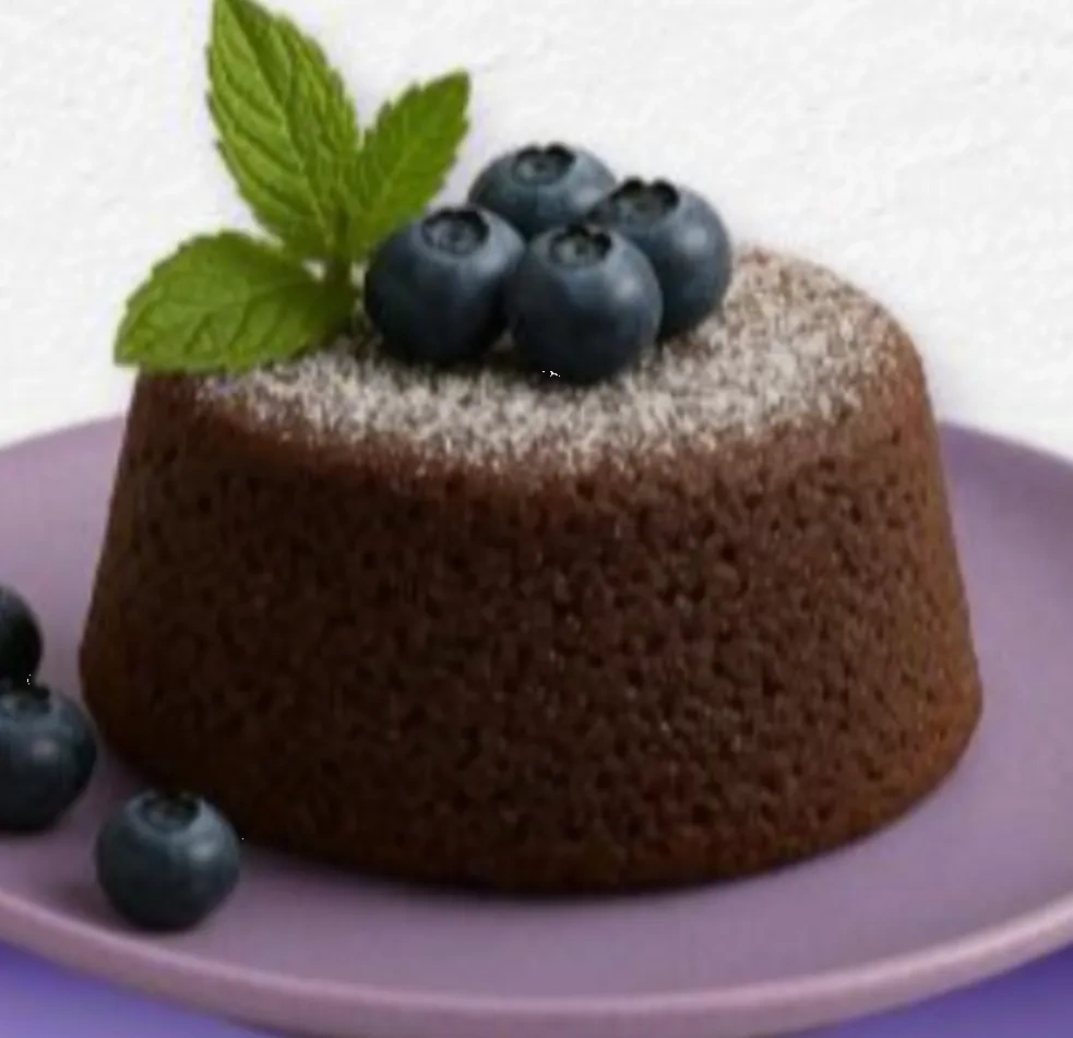 Нежный шоколадный фондан