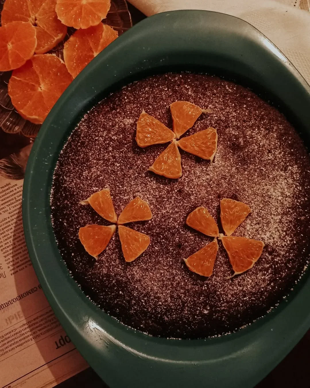 Новогодний апельсиновый пирог