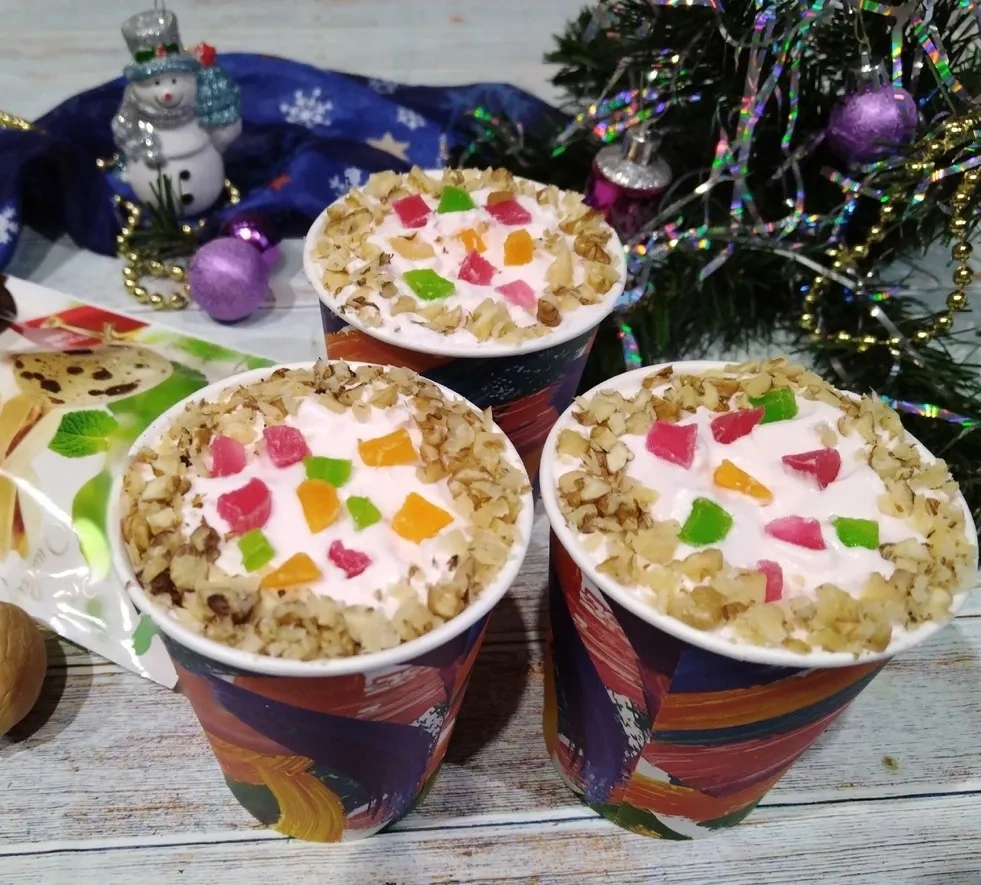 Новогодний порционный десерт