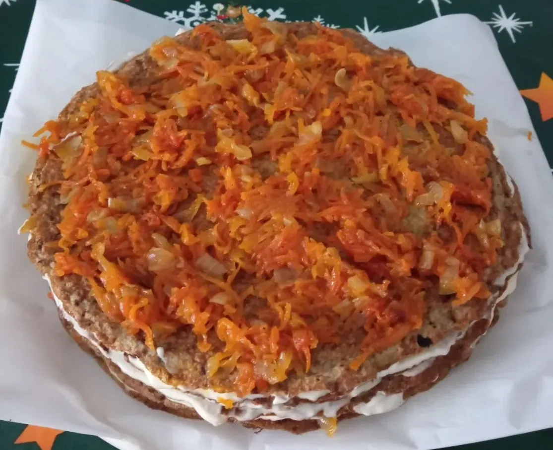 Торт из куриной печени