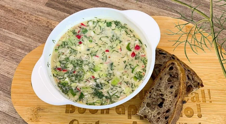 Окрошка классическая на квасе