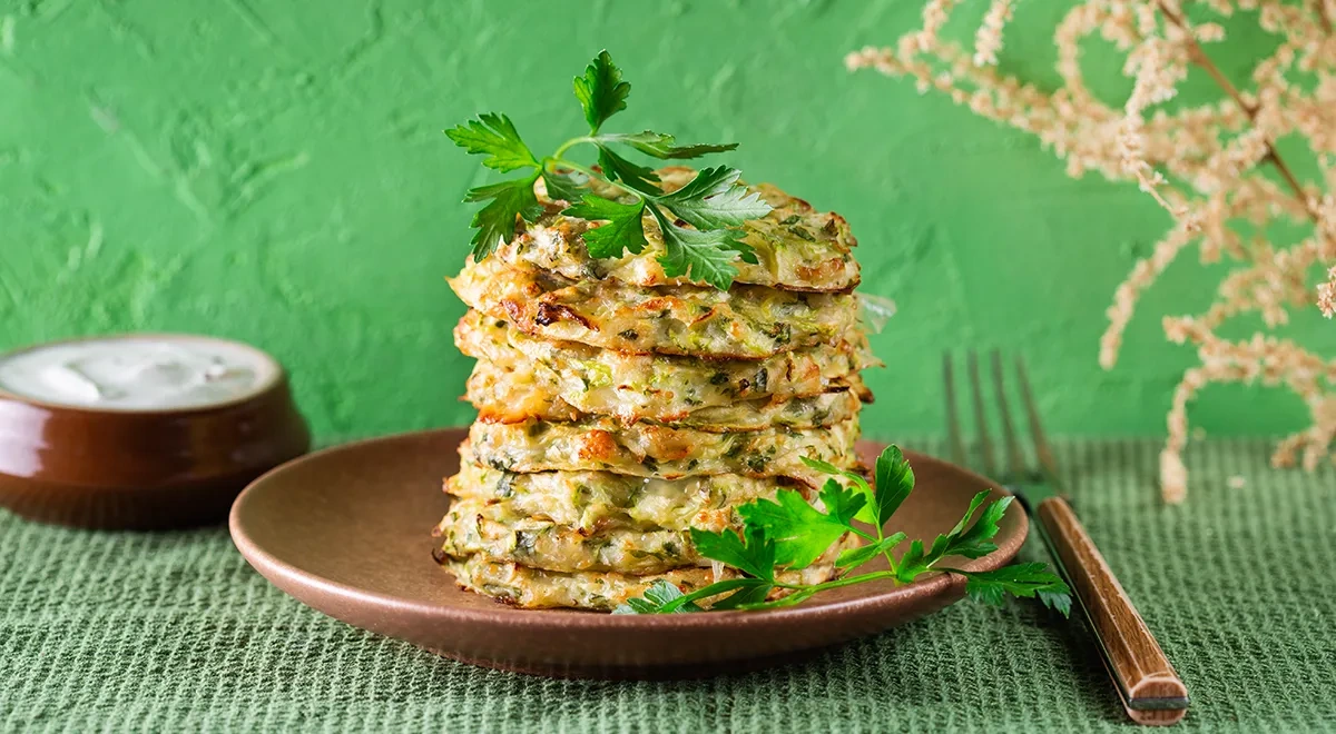 Оладьи из кабачков в духовке