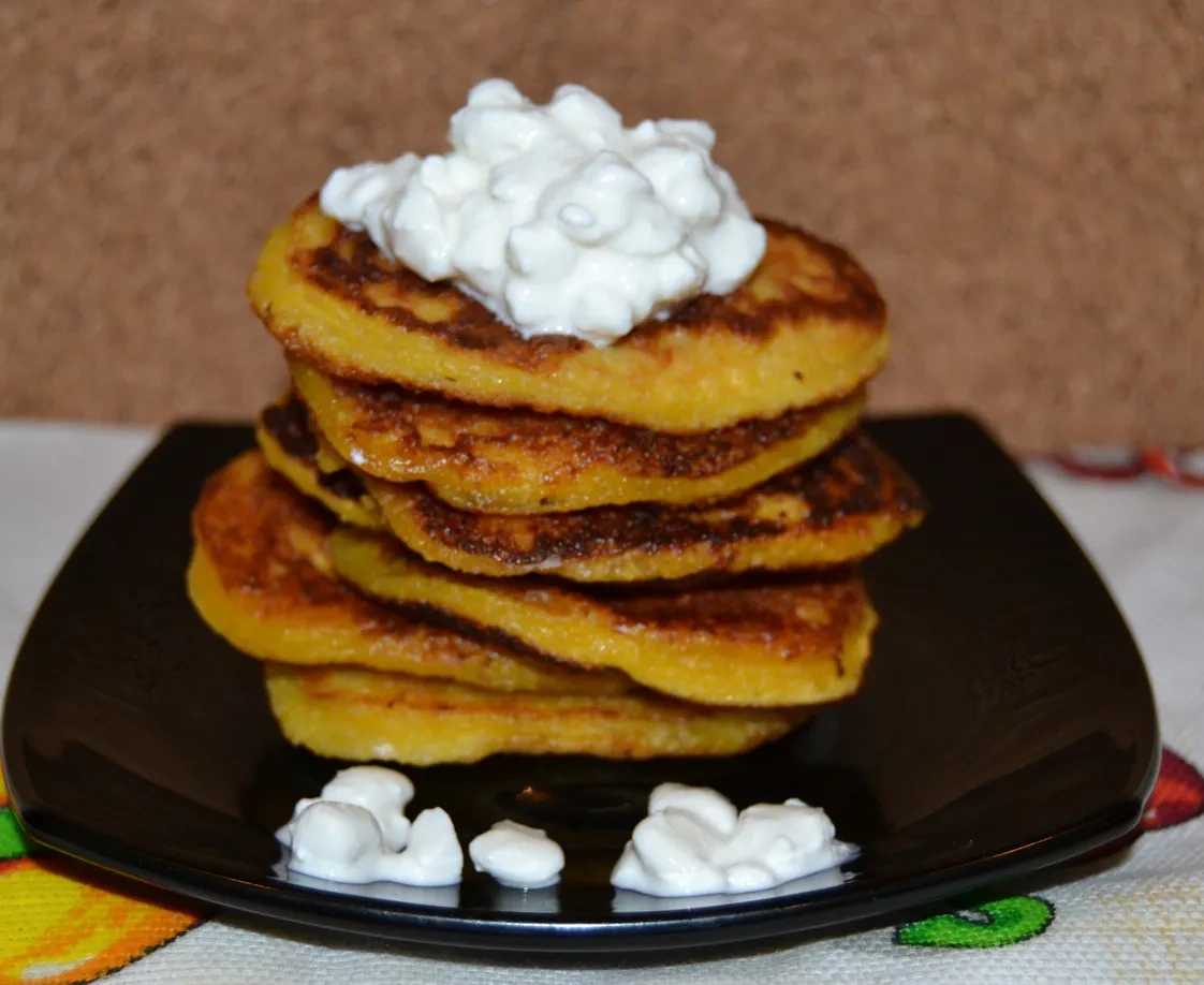 Оладушки с тыквой