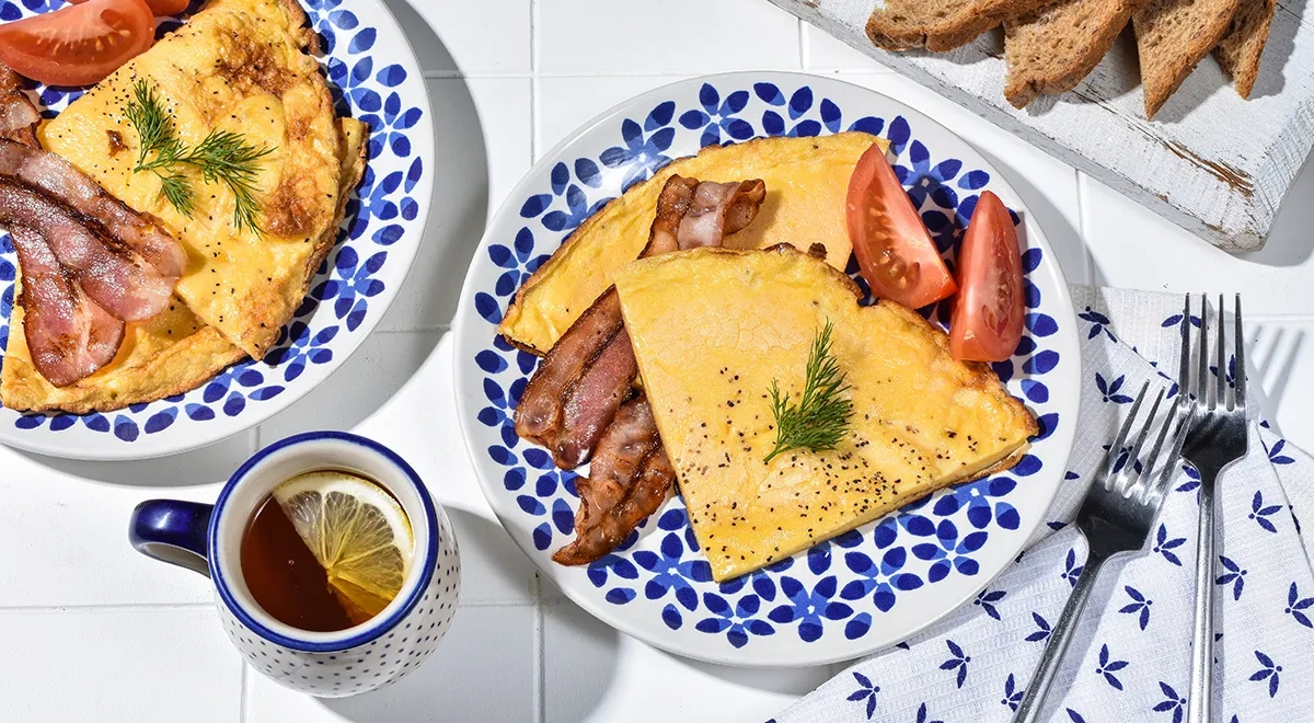 Омлет из яичного порошка