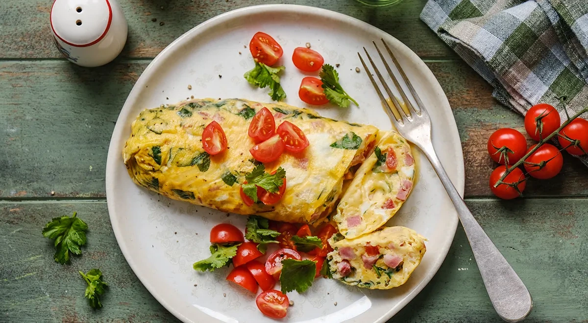 Омлет в пакете