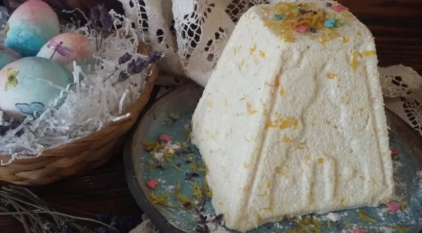 Пасха творожная с апельсином