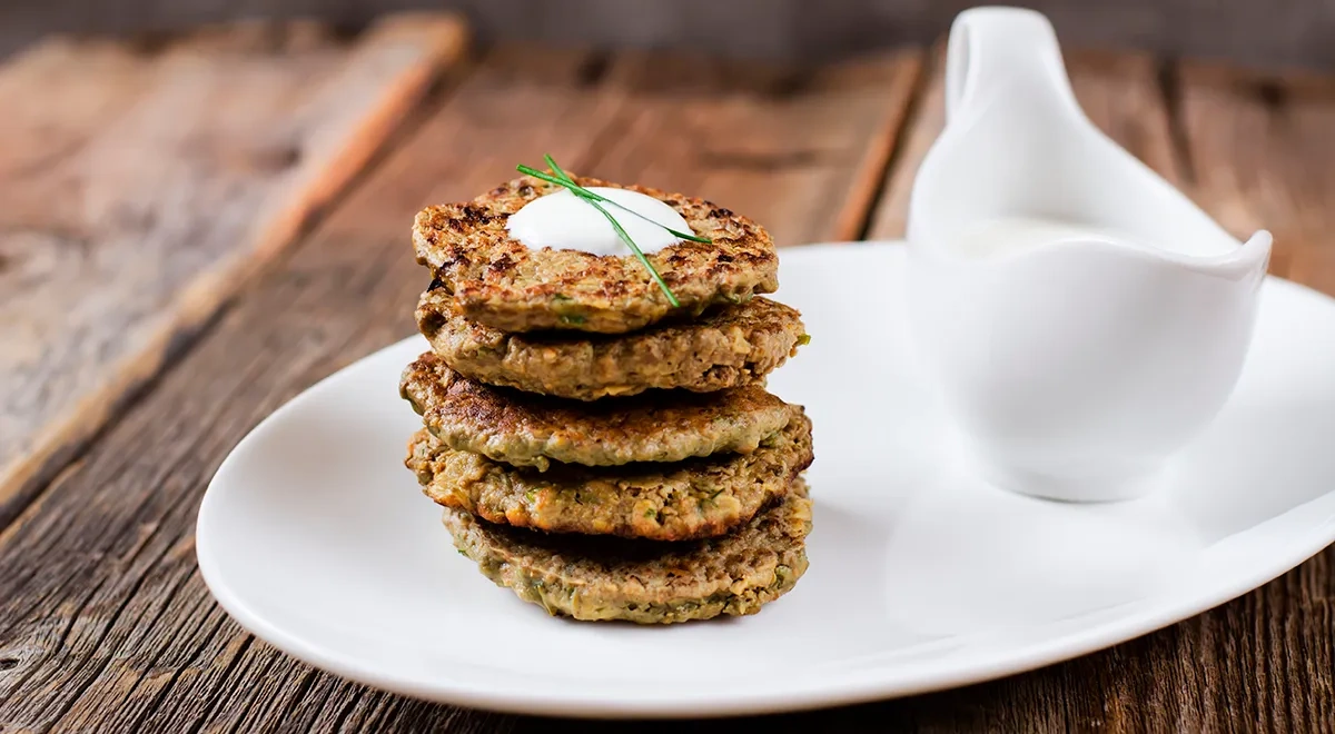 Печеночные оладьи с рисом