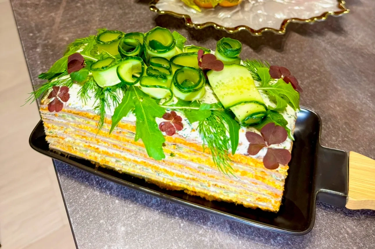 Печёночный торт