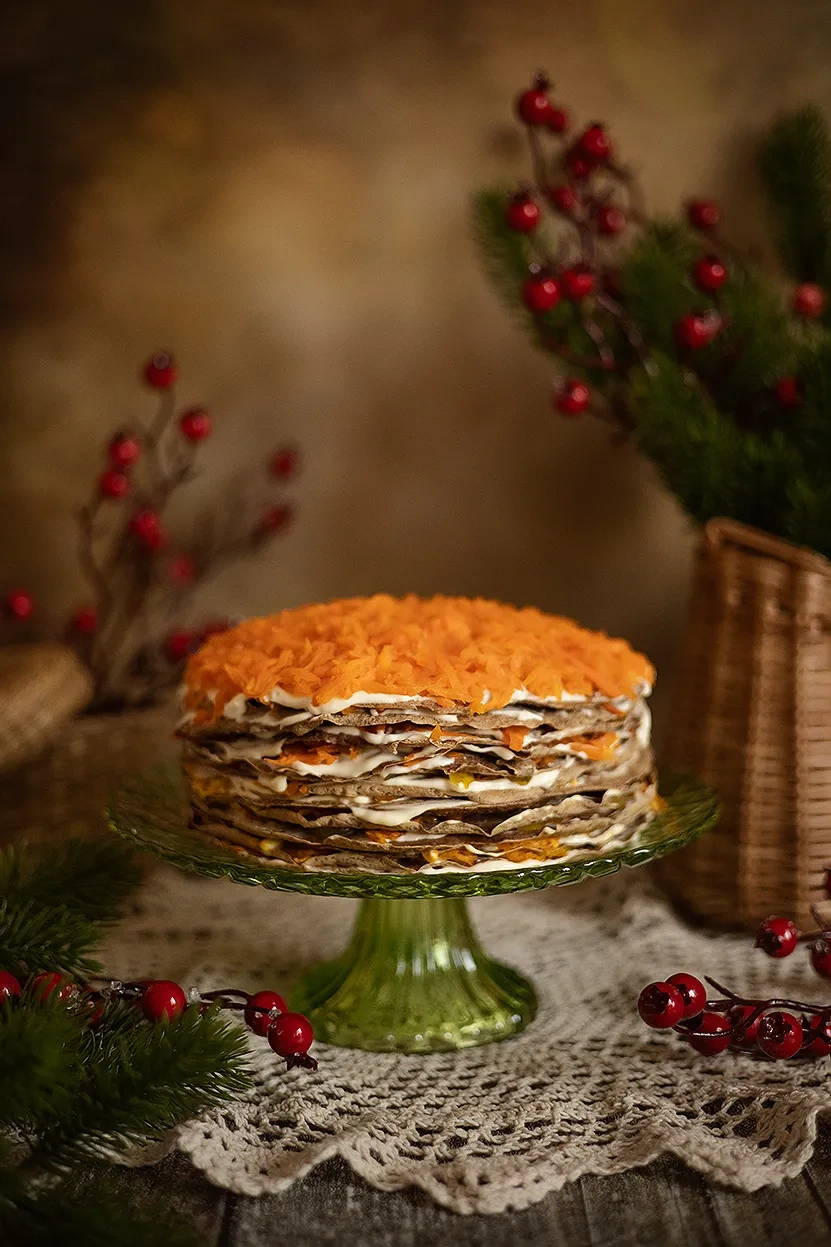 Печёночный торт