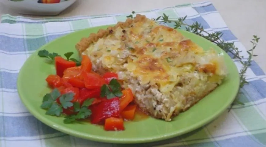 Пирог из белокочанной капусты