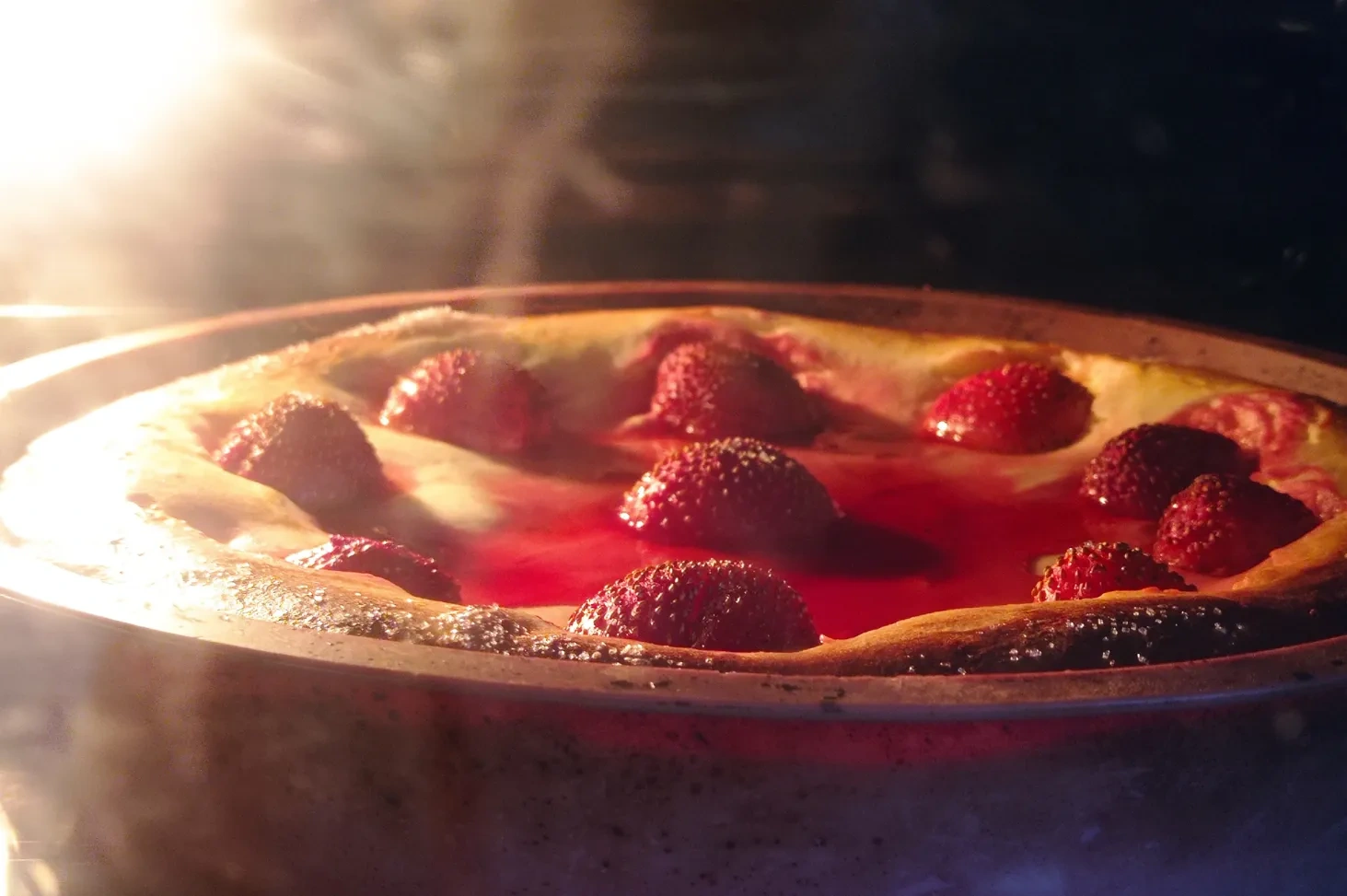 Пирог с клубникой