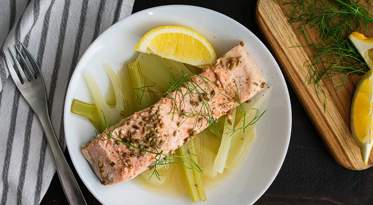 Припущенная рыба