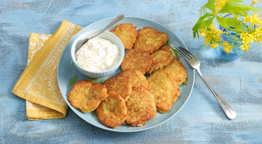 Простые оладьи из кабачков, Заходник