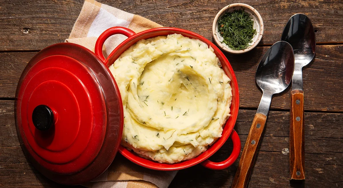 Пюре с добавлением сметаны