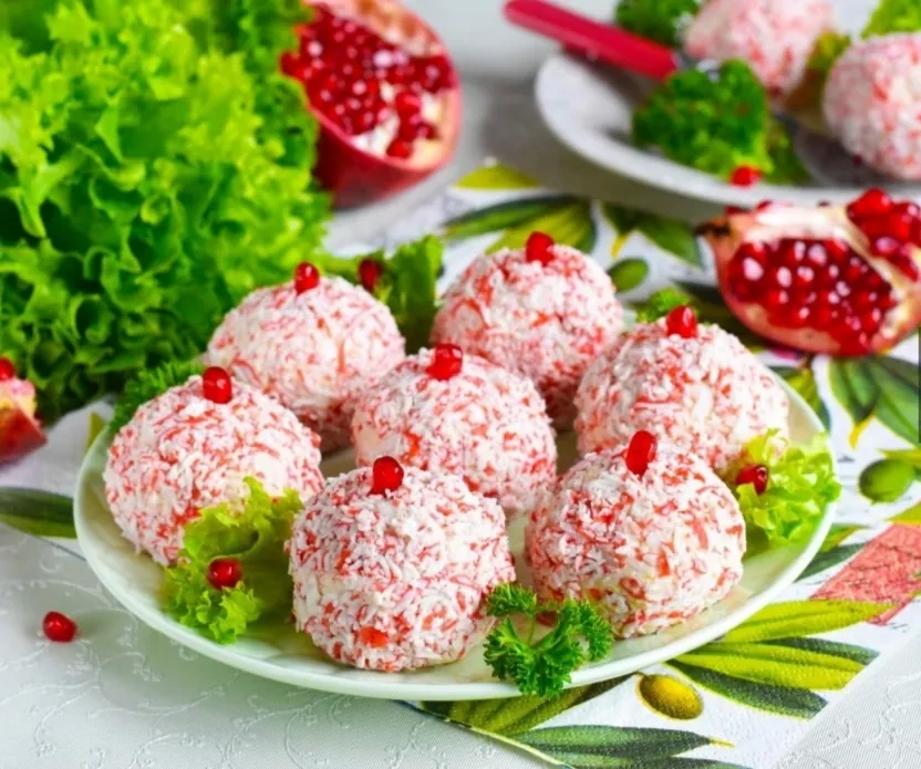 Рафаэлло из крабовых палочек