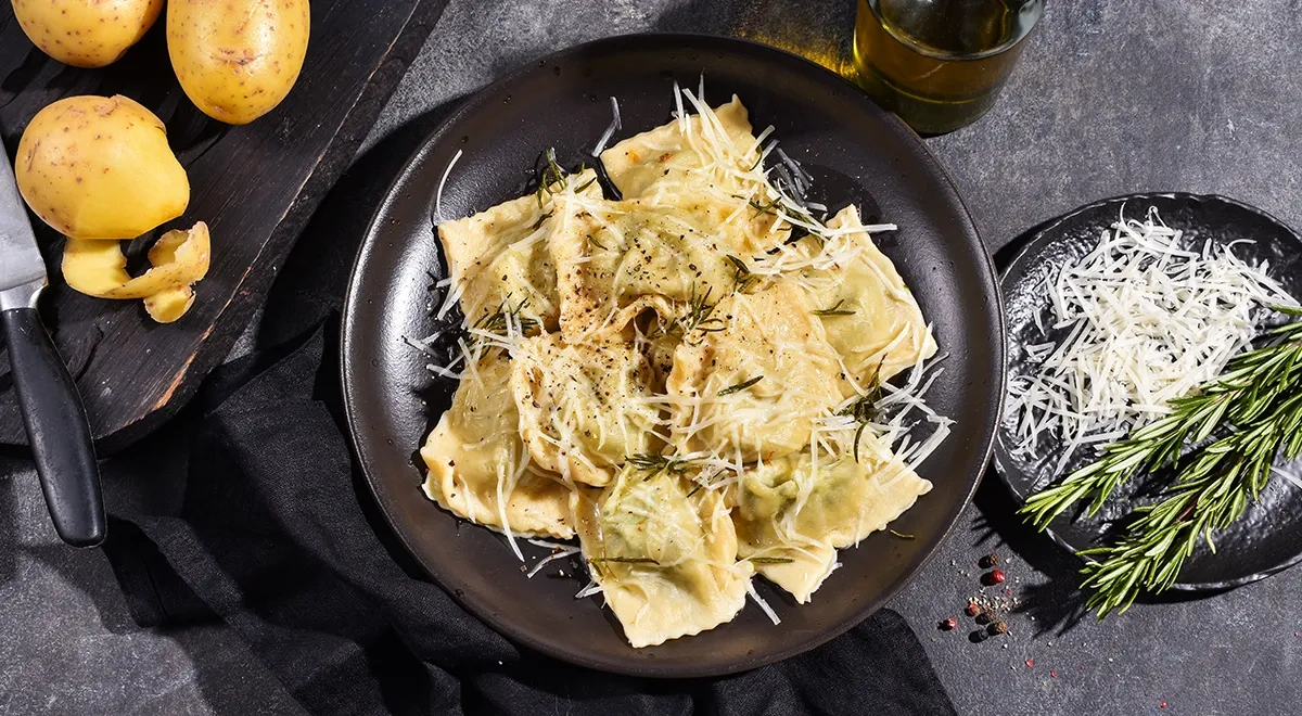 Равиоли с картофелем