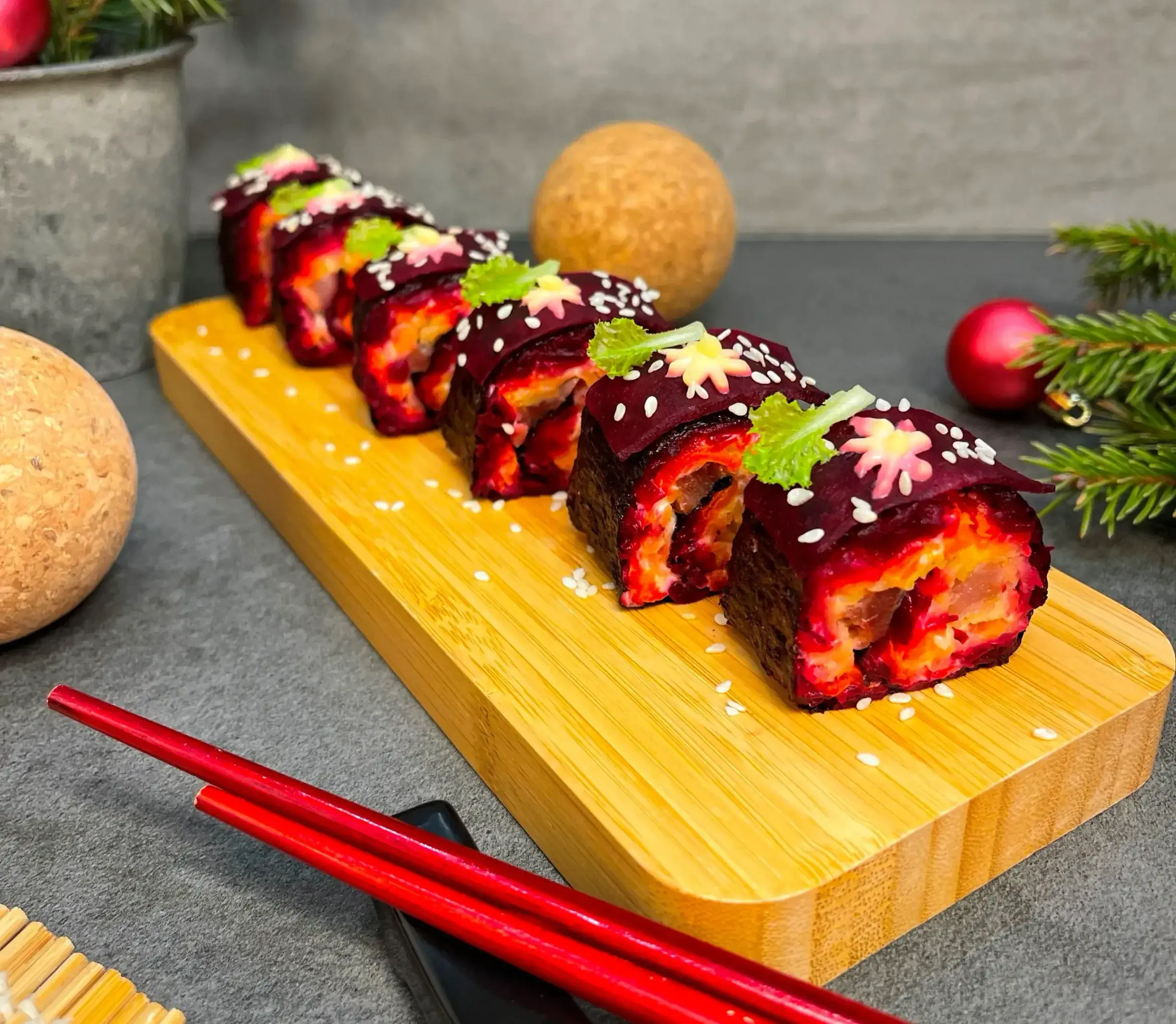 Роллы Сельдь под шубой