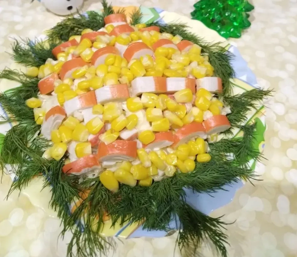 Салат «Елочная игрушка»