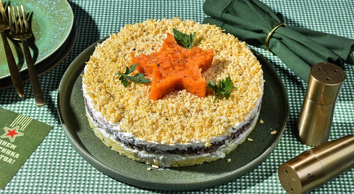 Салат «Генеральский» с редькой