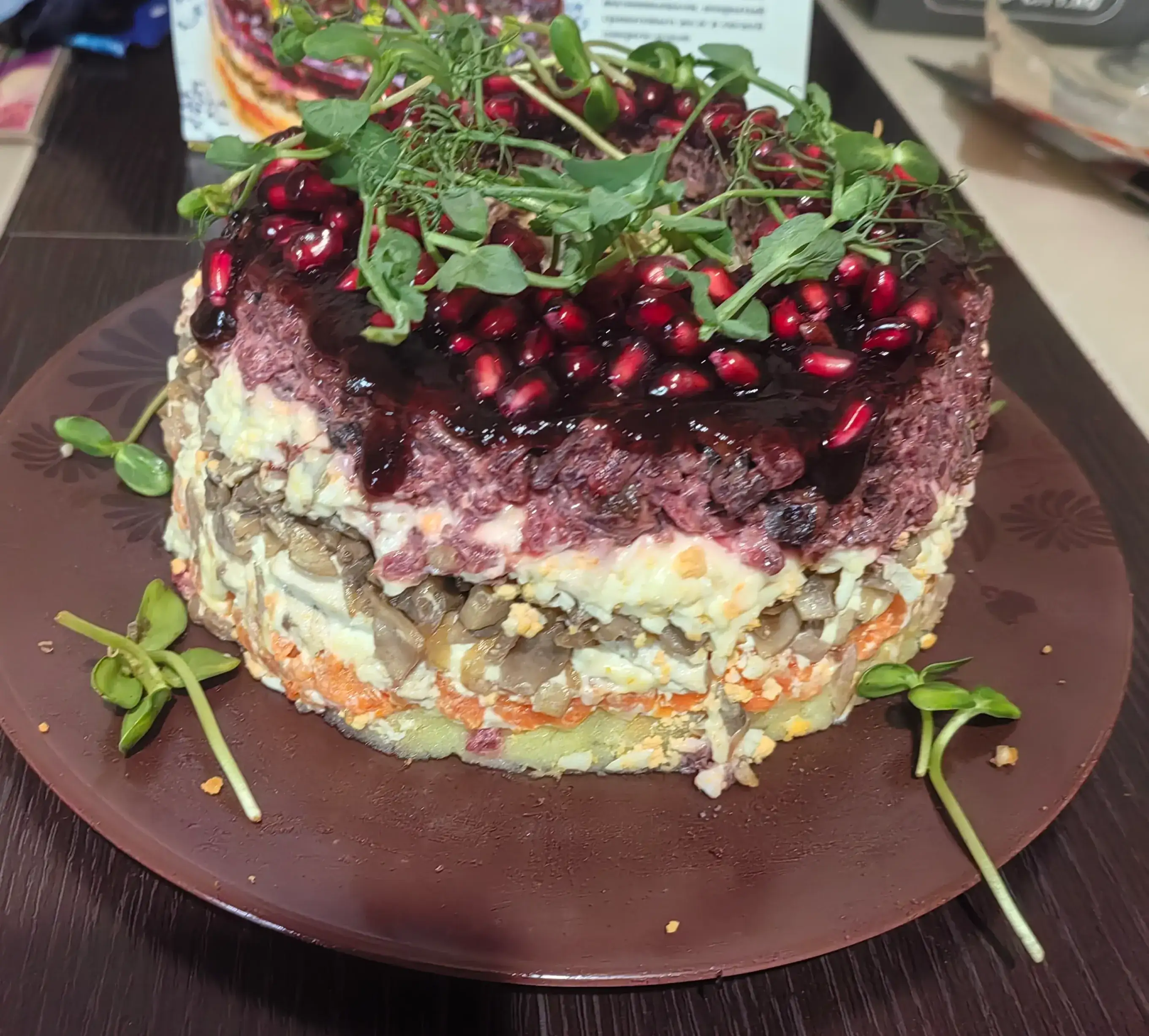 Салат Гранатовый браслет