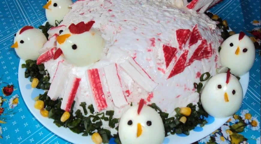 Салат Курочка Ряба