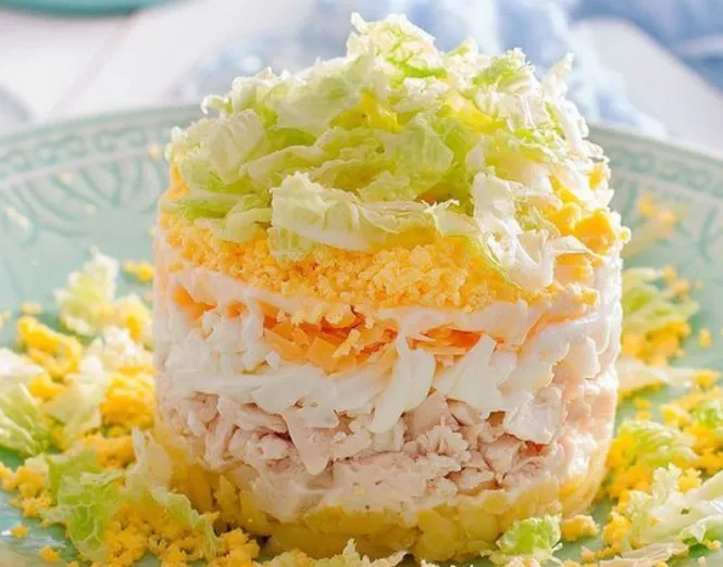 Салат «Лебединый пух»