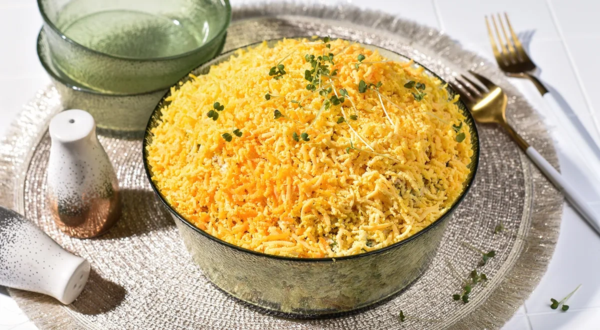 Салат Ленивая мимоза