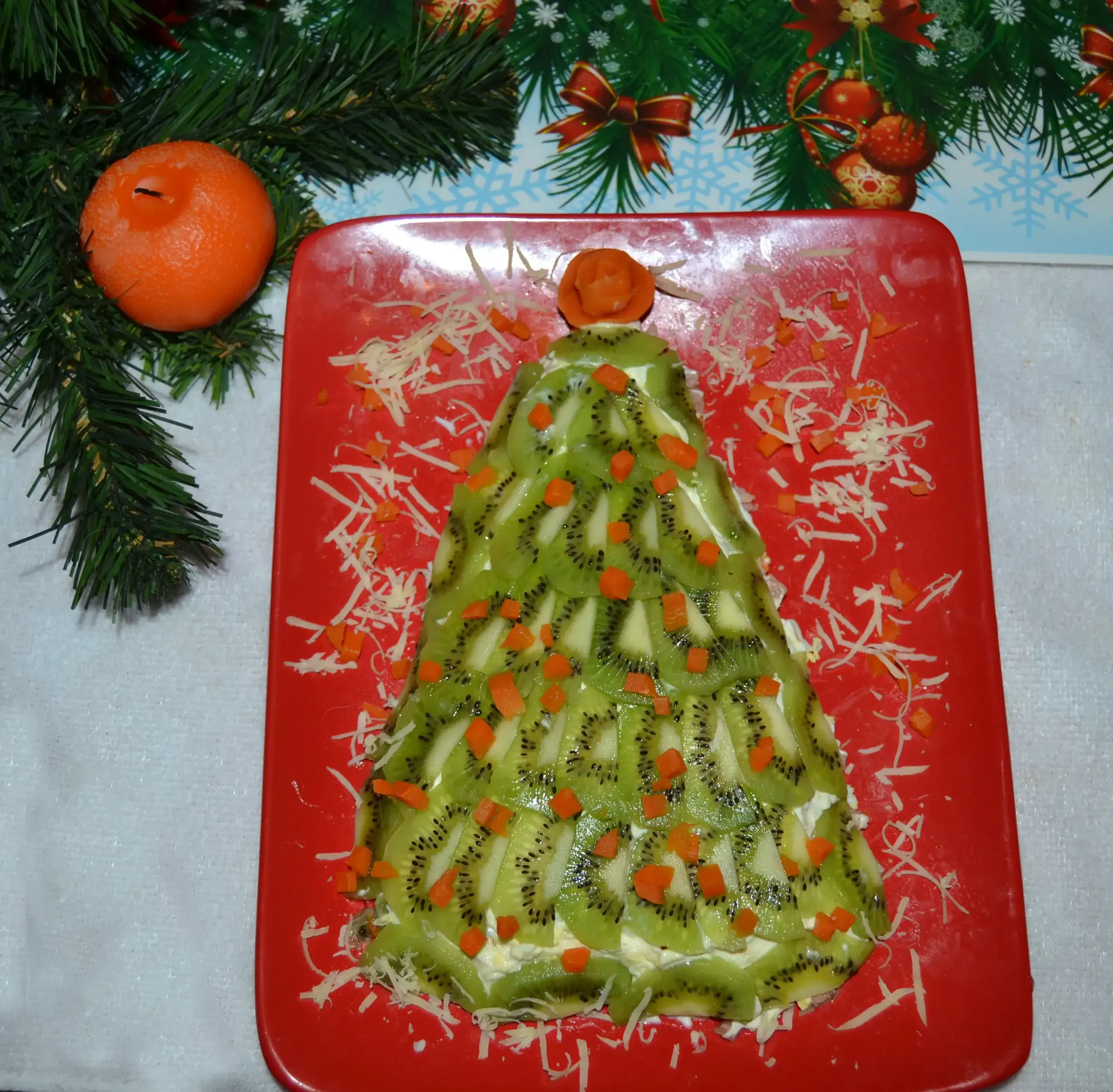 Салат «Малахитовая ёлочка»