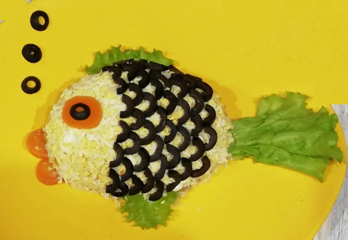 Салат «Мимоза» со шпротами