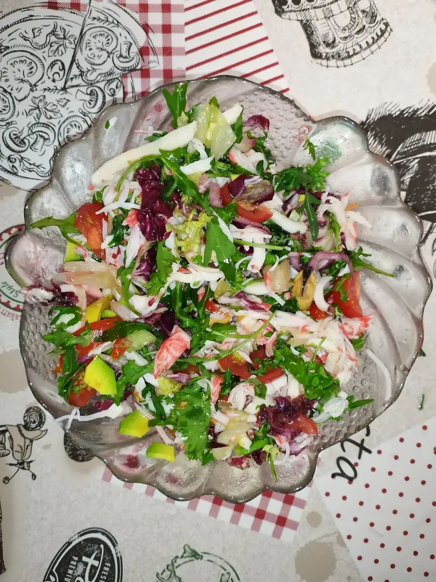 Салат «Морской соблазн»