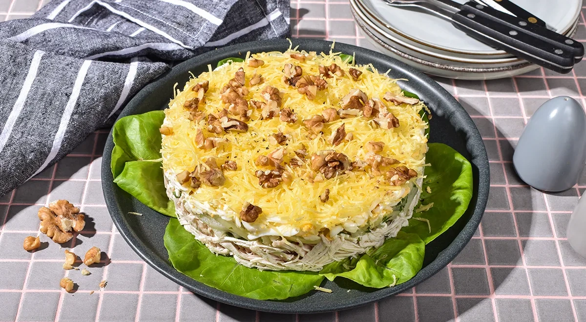 Салат Мужские грезы с курицей