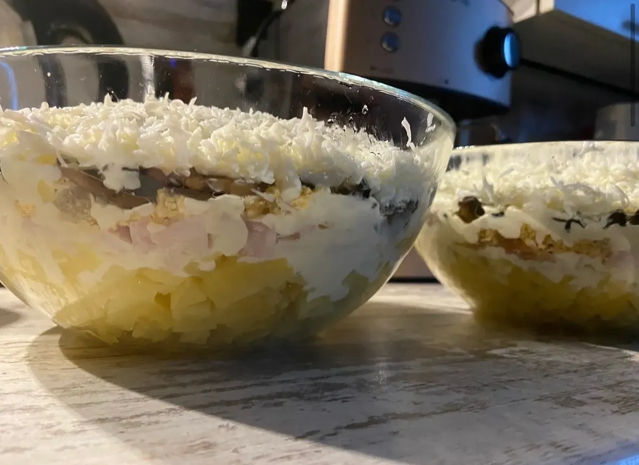 Салат «Невеста» с куриной грудкой