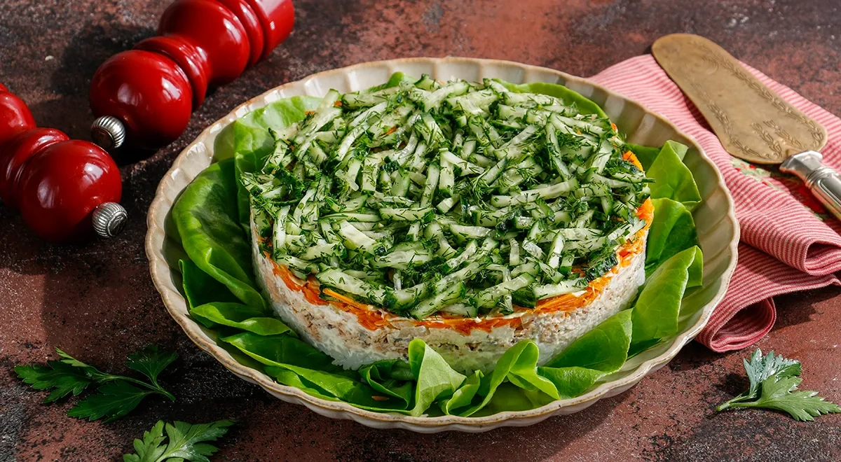 Салат «Норвежский роман»