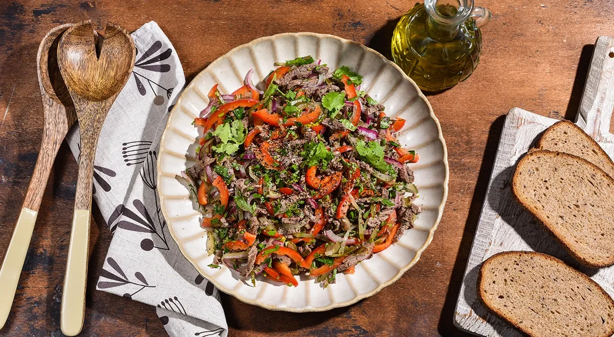 Салат Татарский с говядиной