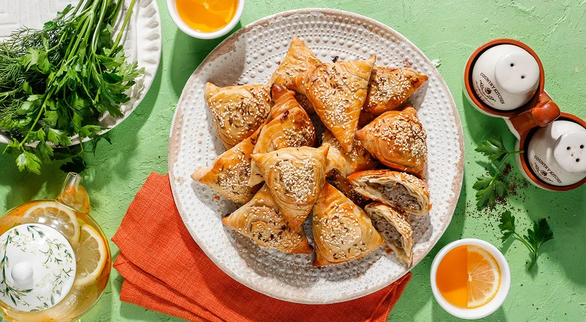 Самбуса по-таджикски – пирожки с мясной начинкой