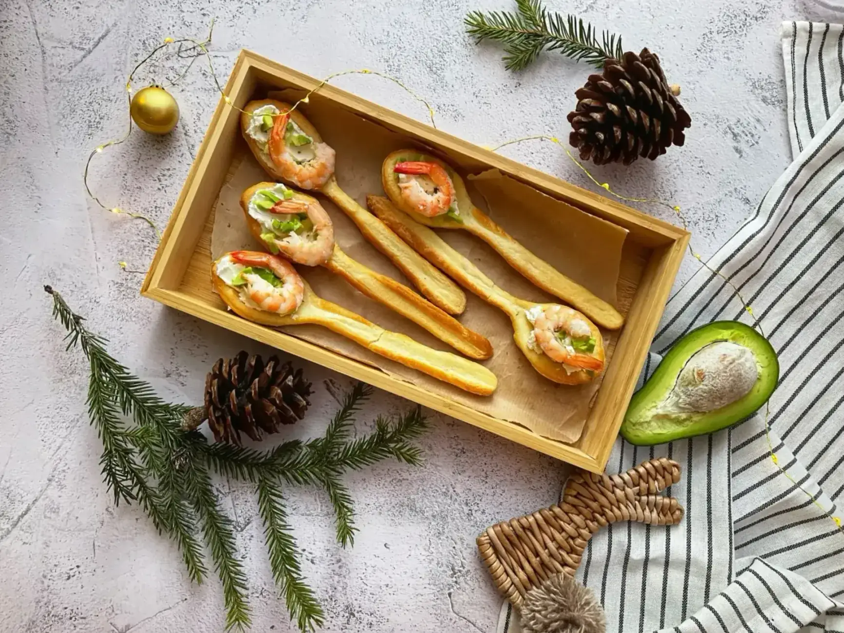 Съедобные ложки-тарталетки