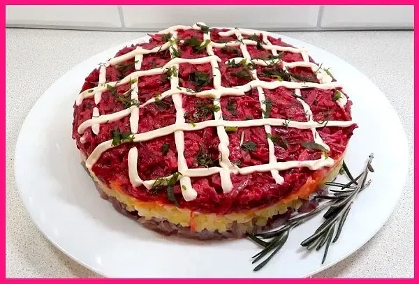 Сельдь под шубой слоями