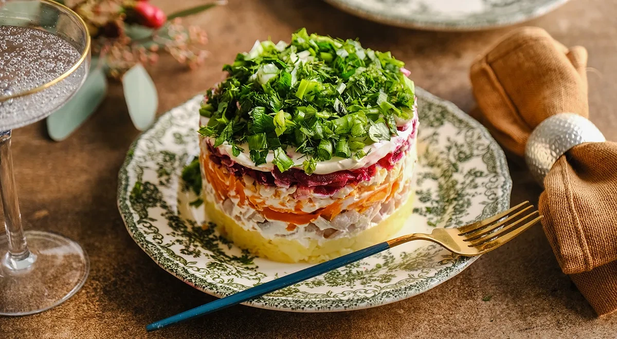 Селедка под зеленой шубой