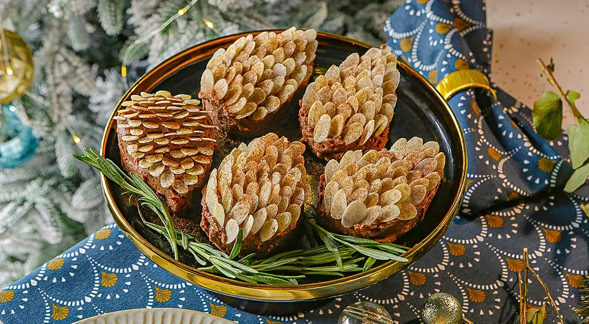 Шоколадно-миндальные пирожные