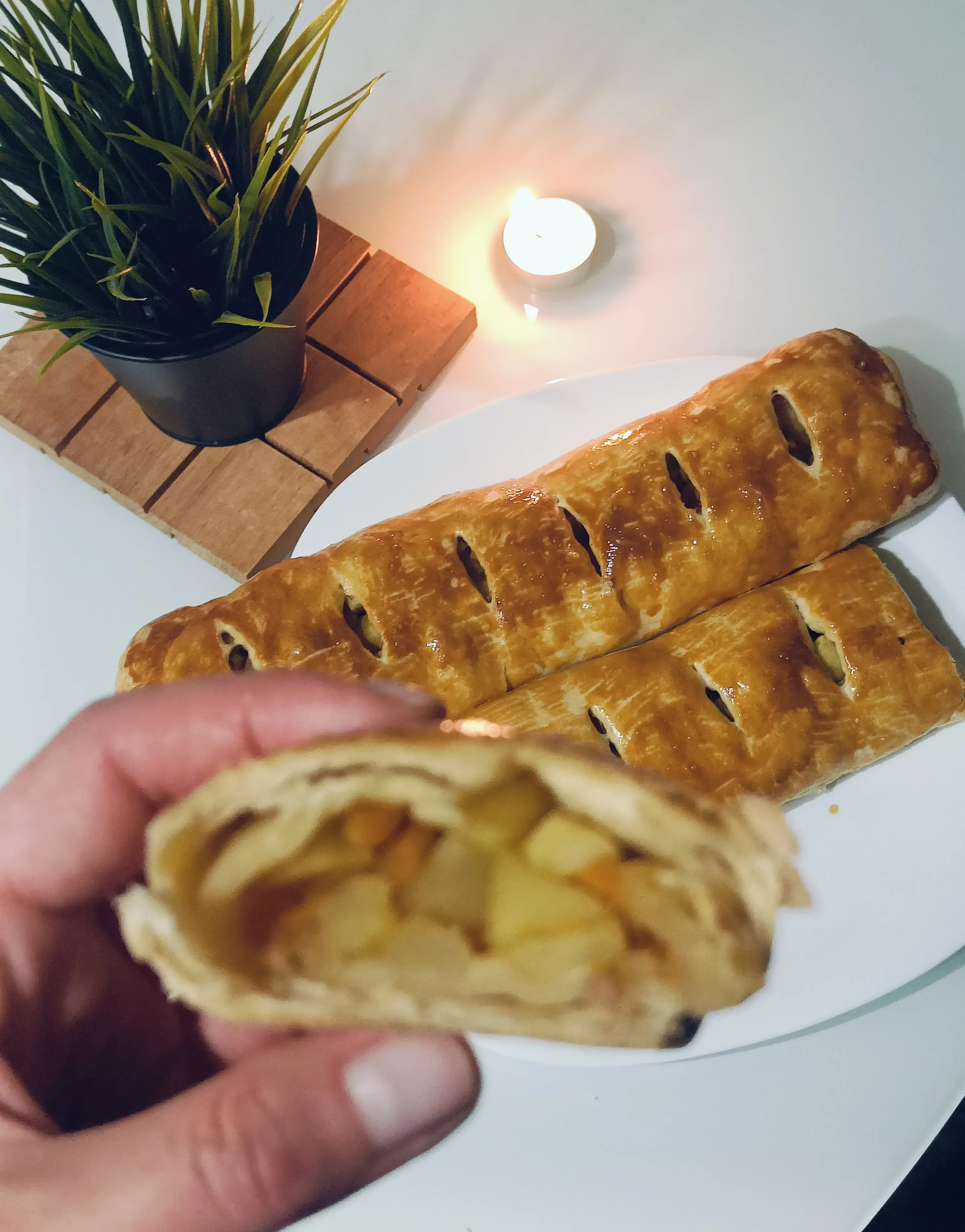 Штрудель яблочно-тыквенный с корицей