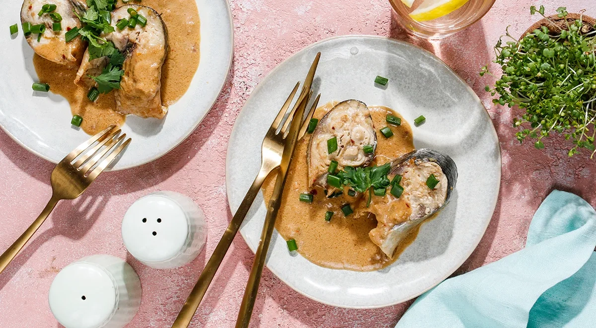 Скумбрия на пару в мультиварке