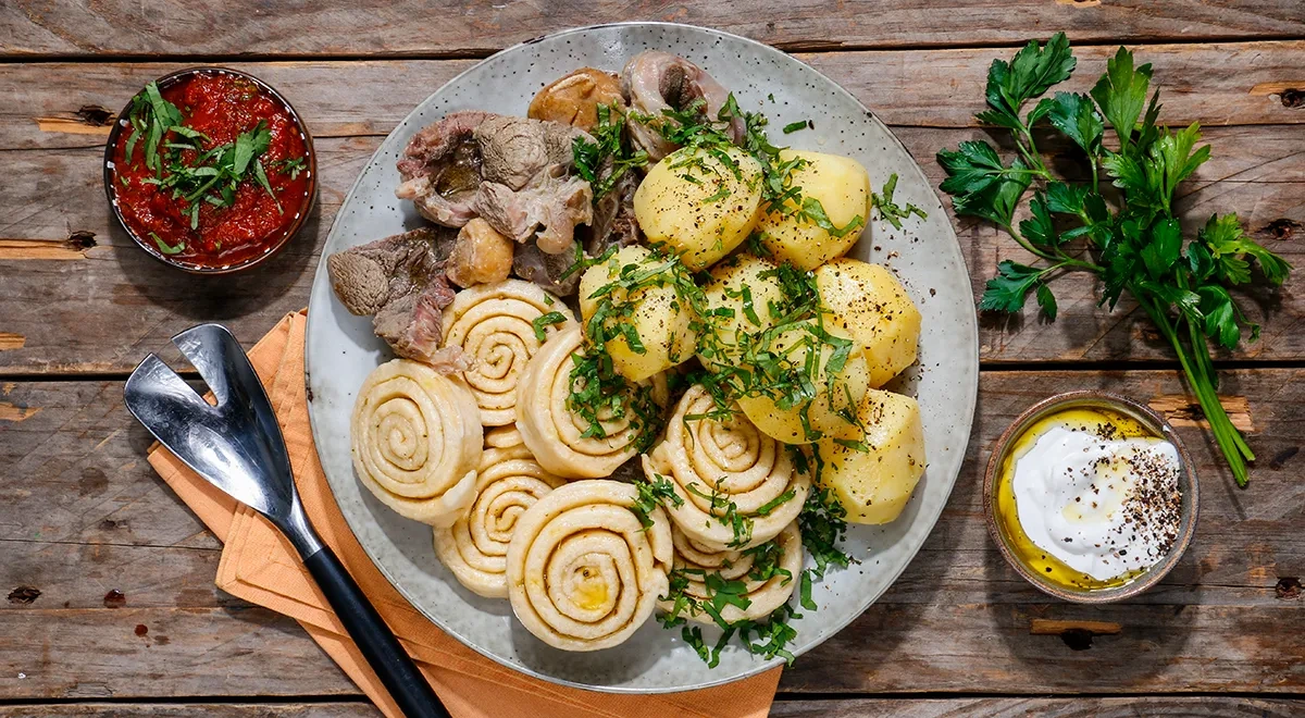 Слоеный хинкал