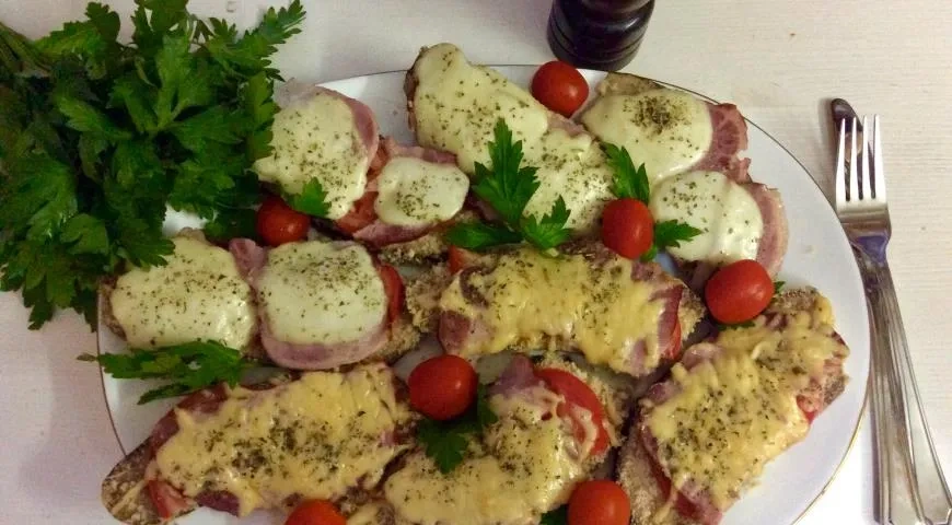 Слоёные баклажаны